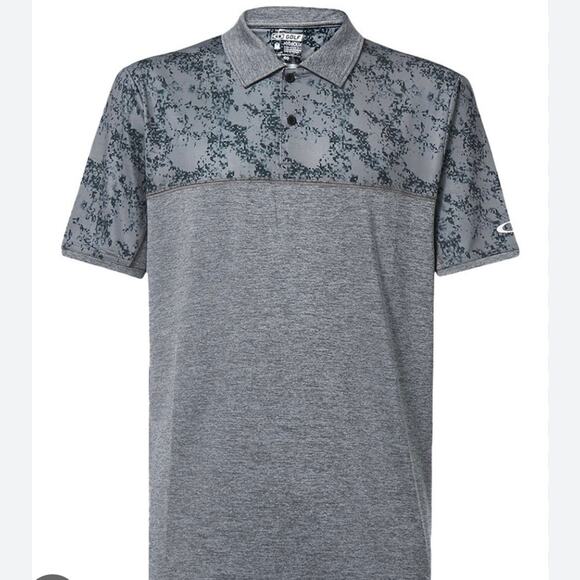 Oakley Men’s Sand Block Short Sleeve Polo size Large Dark Slate - Picture 5 of 13